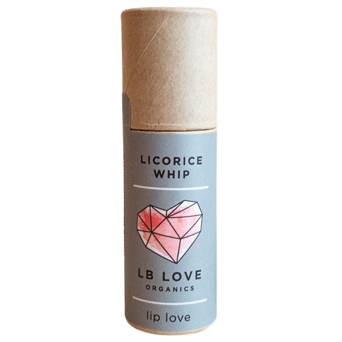 Licorice Whip Organic Lip Love Zero Waste