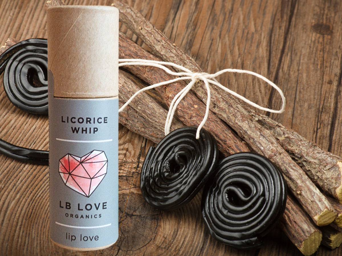 Licorice Whip Organic Lip Love Zero Waste