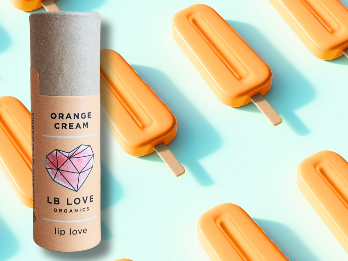 Orange Cream Organic Lip Love Zero Waste