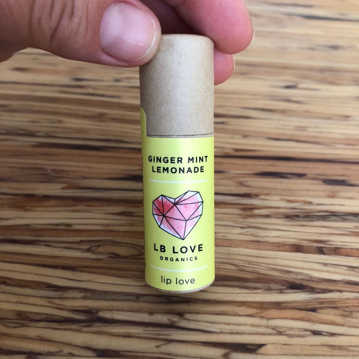 New! Ginger Mint Lemonade Organic Lip Love Zero Waste- Limited Spring + Summer Scent