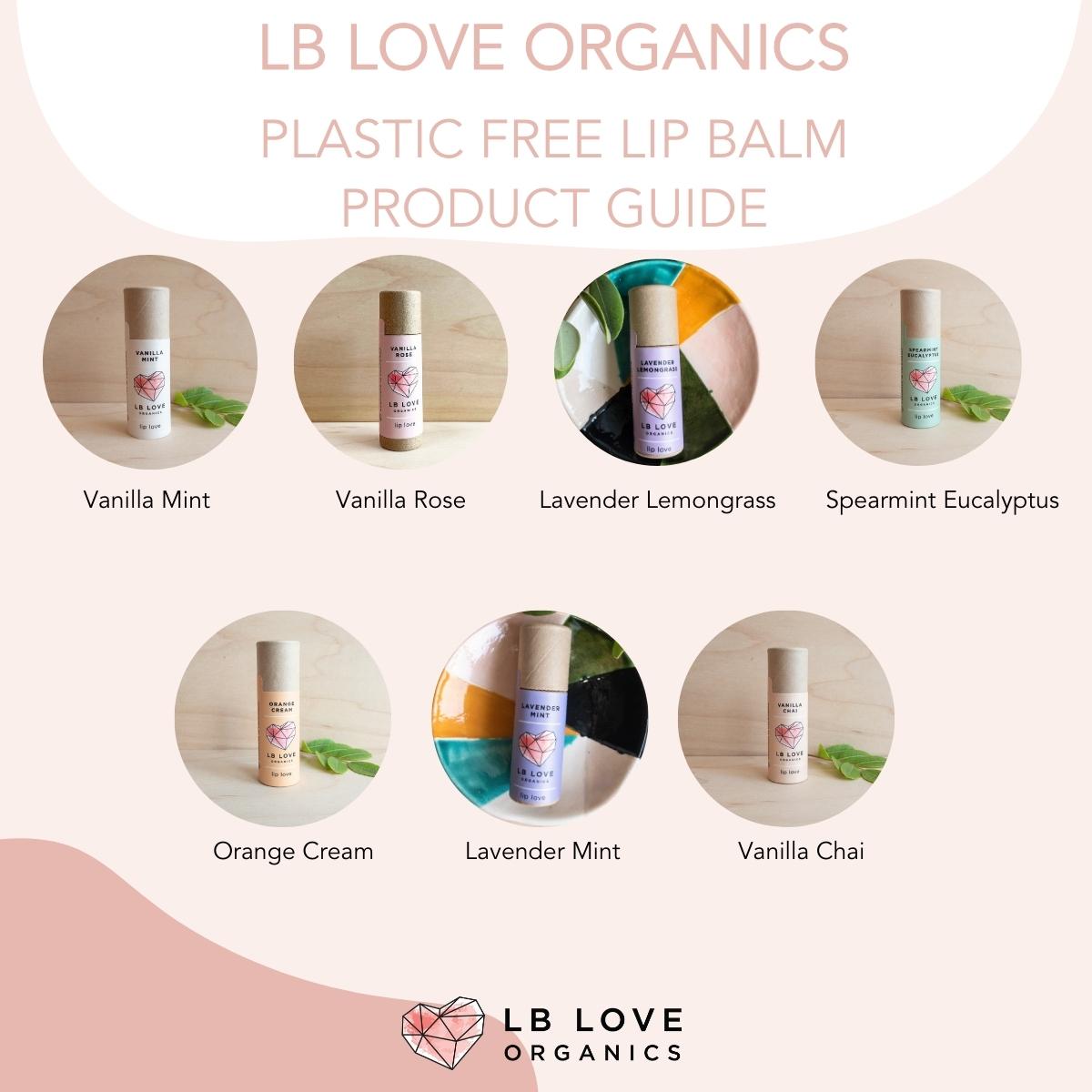 Lavender Mint Organic Lip Love Zero Waste