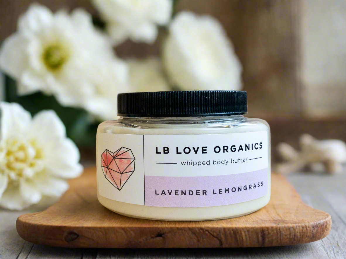 Lavender Lemongrass Organic whipped Body Butter