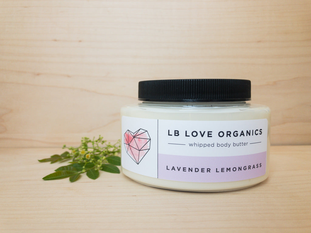 Lavender Lemongrass Organic whipped Body Butter