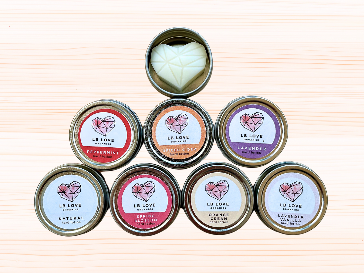 Organic Mini Hard Lotion Gift Set