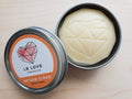 LB Love Organics Spiced Cider Hard Lotion Bar beard tamer organic solid lotion with beeswax shea butter moisturizing