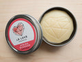LB Love Organics hard lotion bar solid spring blossom rose dry sensitive skin treatment skin hands