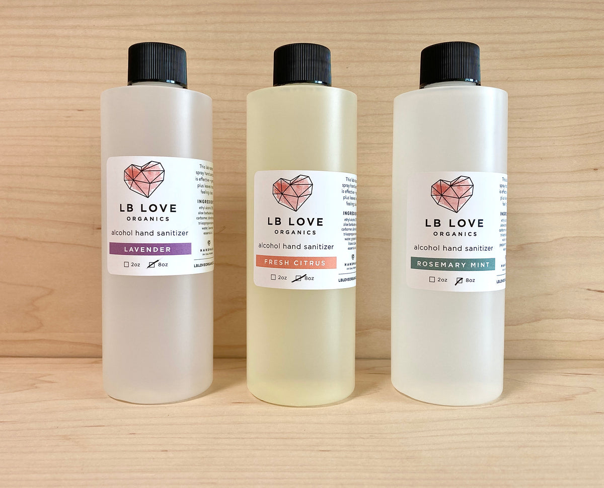 Lavender Spray Hand Sanitizer freeshipping - LB Love Organics