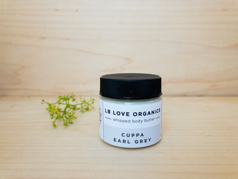 LB Love Organics Cuppa Earl Grey Organic Whipped Body Butter dry sensitive skin cream