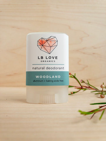 Natural Deodorant // Woodland Organic Deodorant // Baking Soda Free for Sensitive Skin freeshipping - LB Love Organics