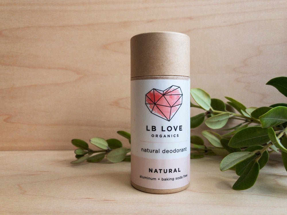 Zero Waste // Natural Deodorant // Natural {Unscented} Organic Deodorant // Baking Soda free for Sensitive Skin freeshipping - LB Love Organics